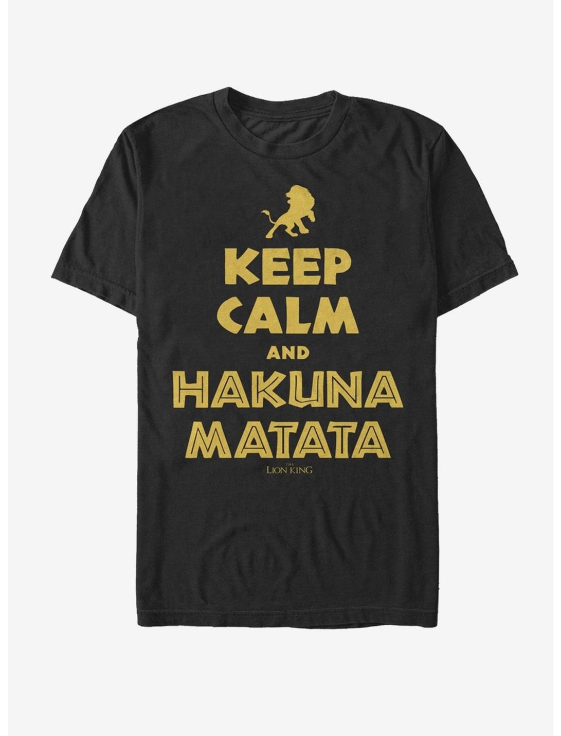 Lion King Keep Calm and Hakuna Matata T-Shirt