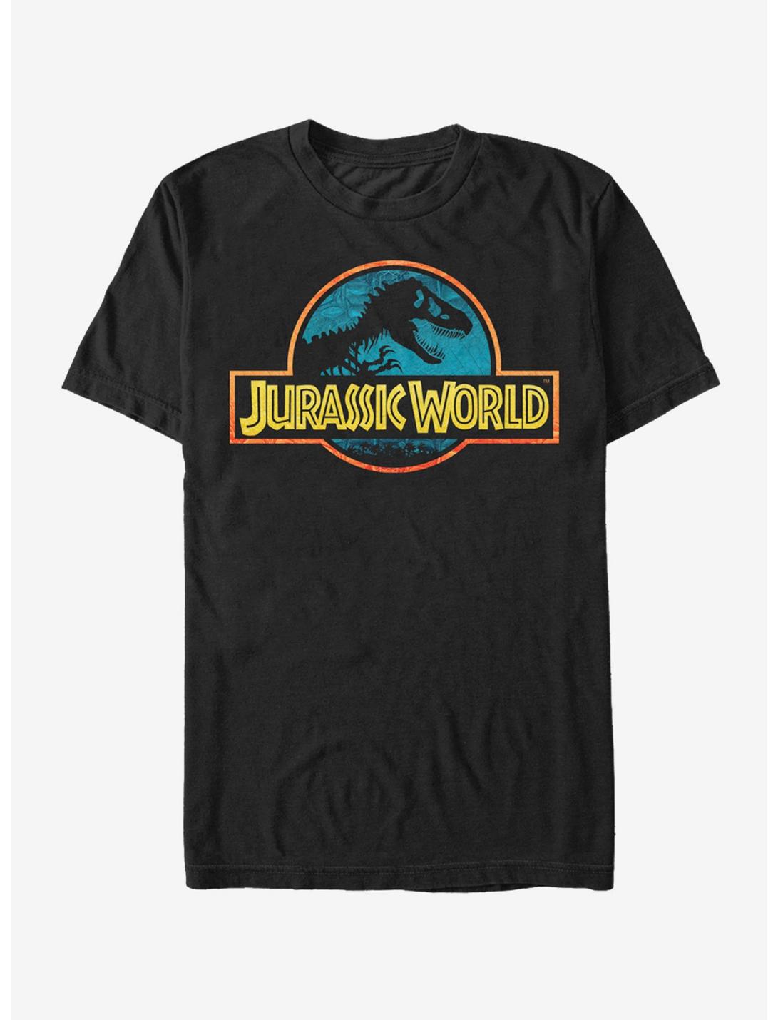 Jurassic World Color Outline Logo T-Shirt