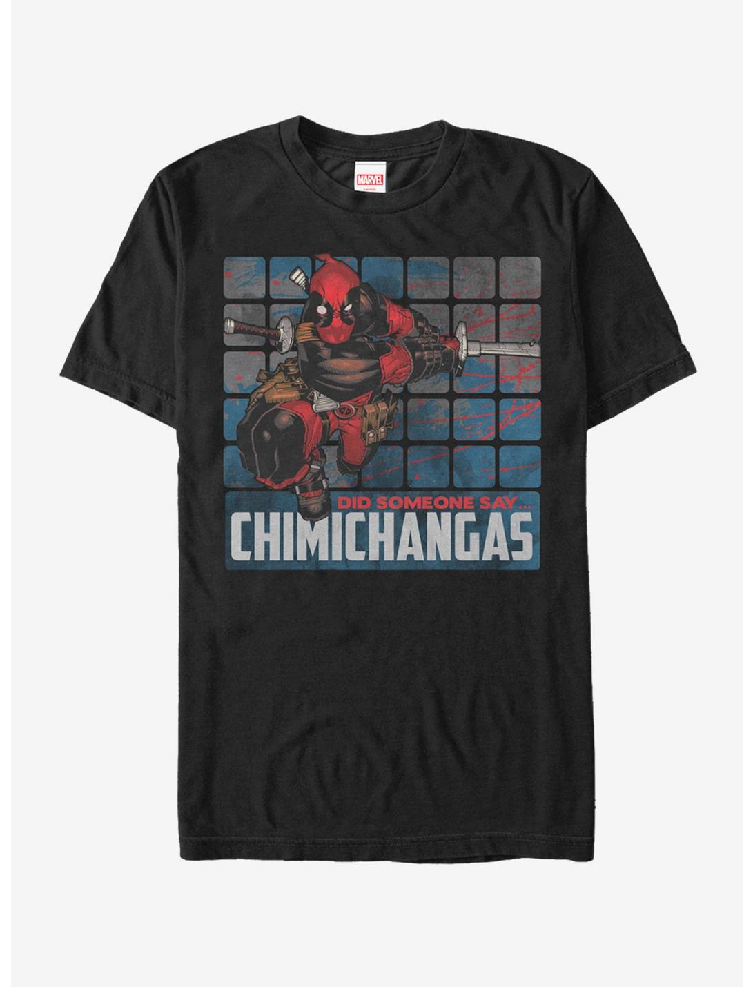 Marvel Deadpool Someone Say Chimichangas T-Shirt