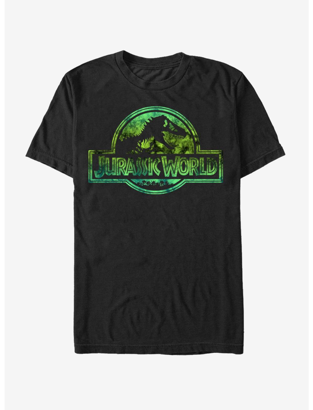 Jurassic World Logo Tie Dye Print T-Shirt