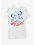 Lion King Simba Just Can't Wait T-Shirt