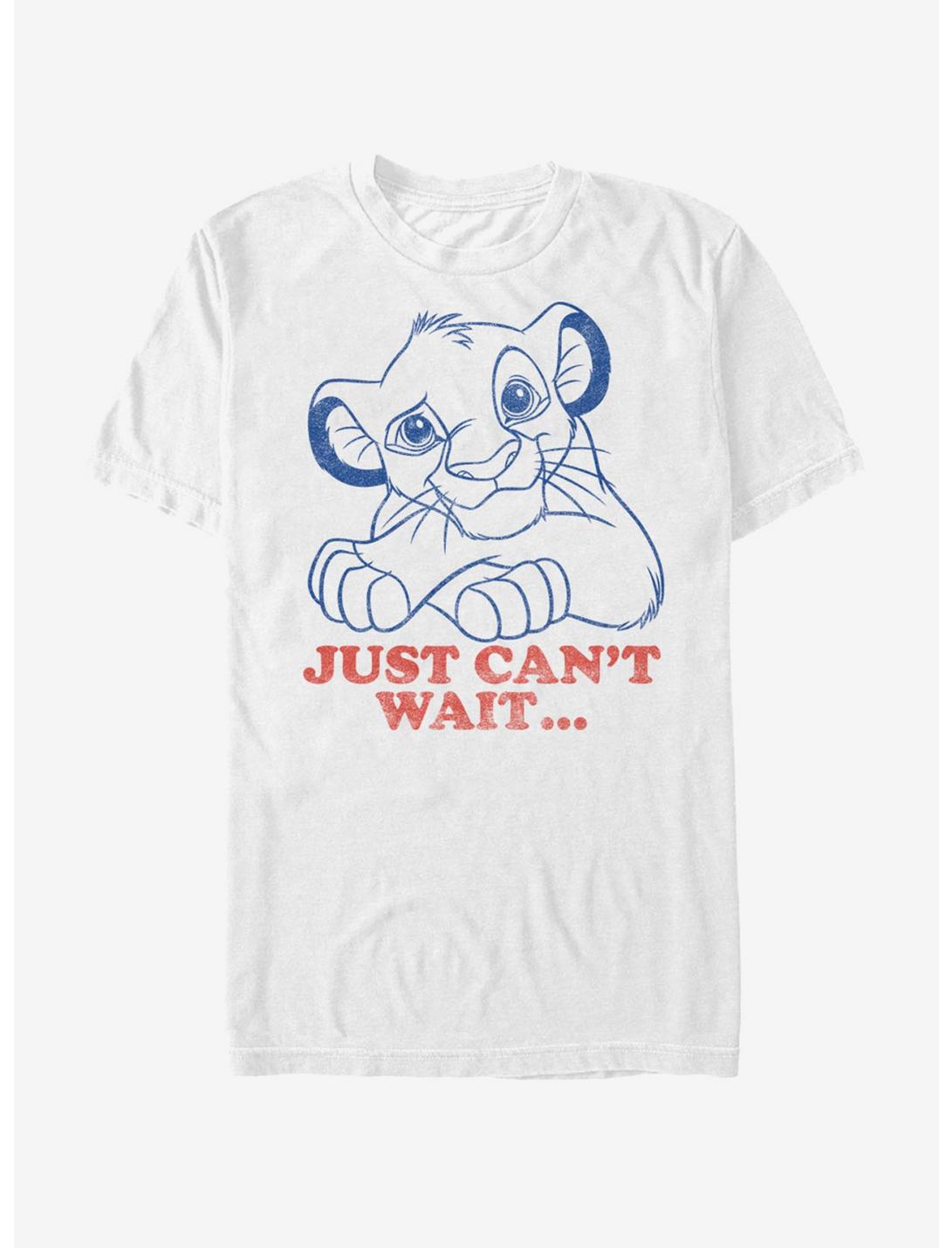 Lion King Simba Just Can't Wait T-Shirt