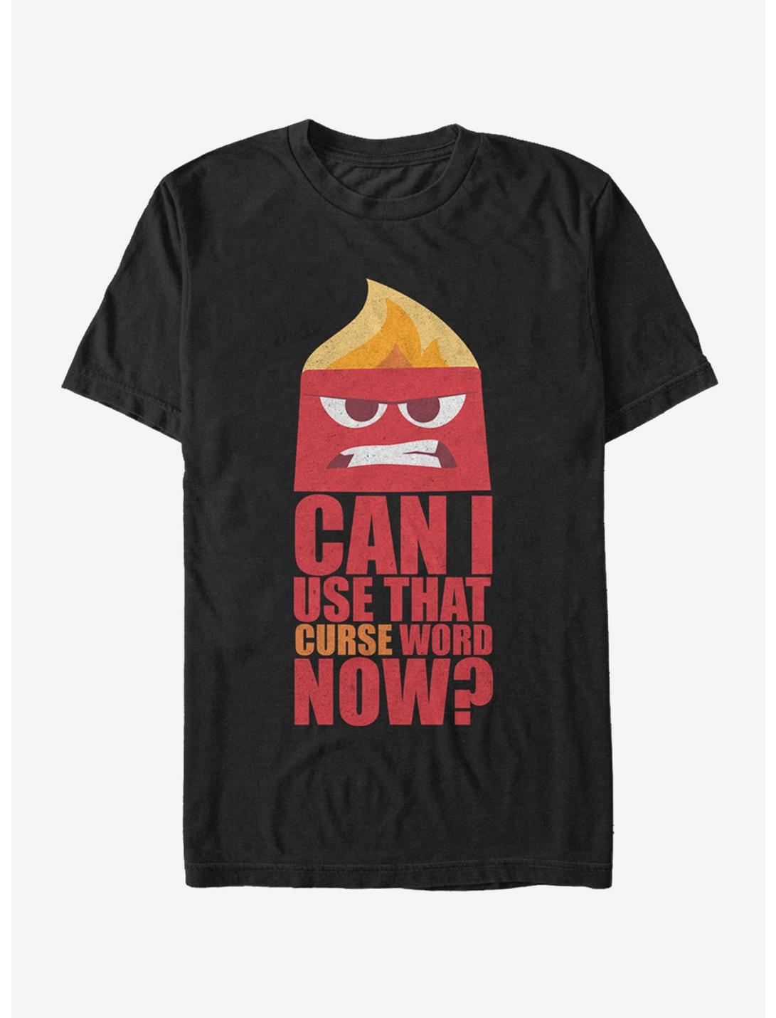 Disney Pixar Inside Out Anger Can I Use That Curse Word Now T-Shirt