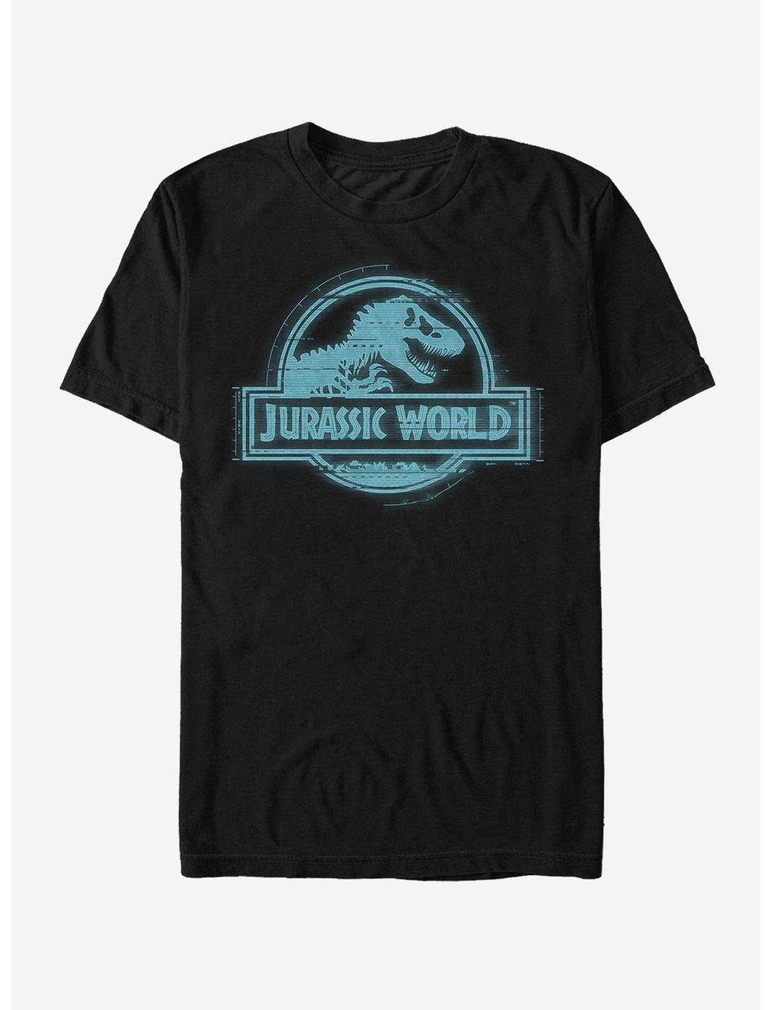 Jurassic World Glitch Logo T-Shirt