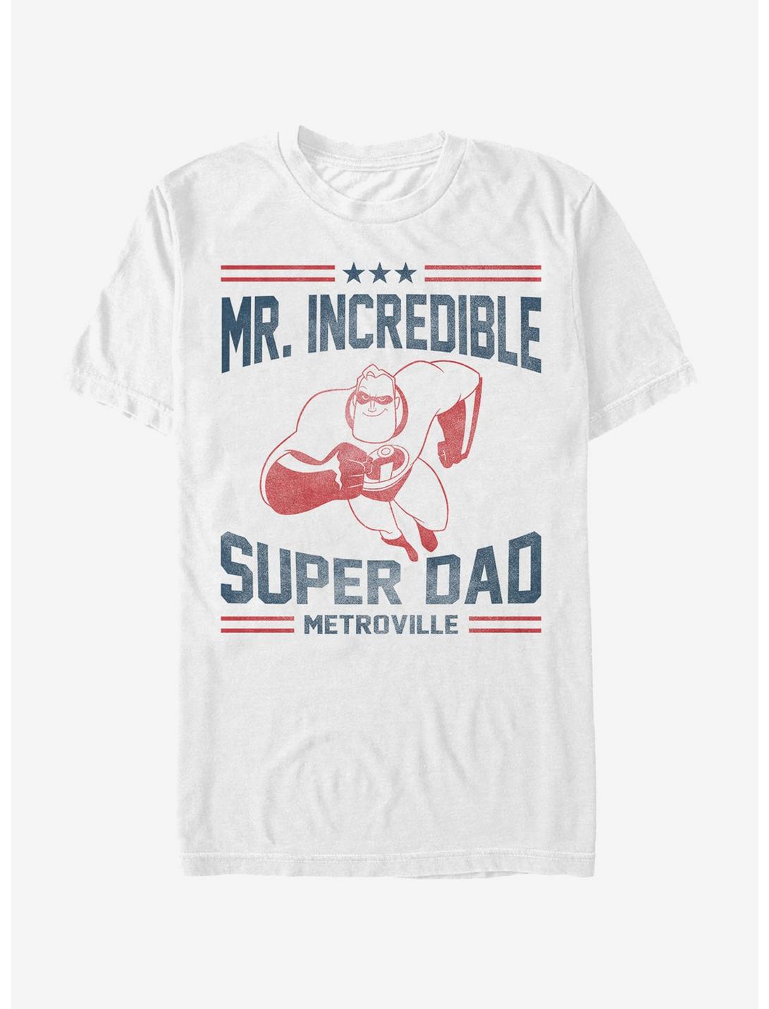 Disney Pixar The Incredibles Super Dad Metroville T-Shirt