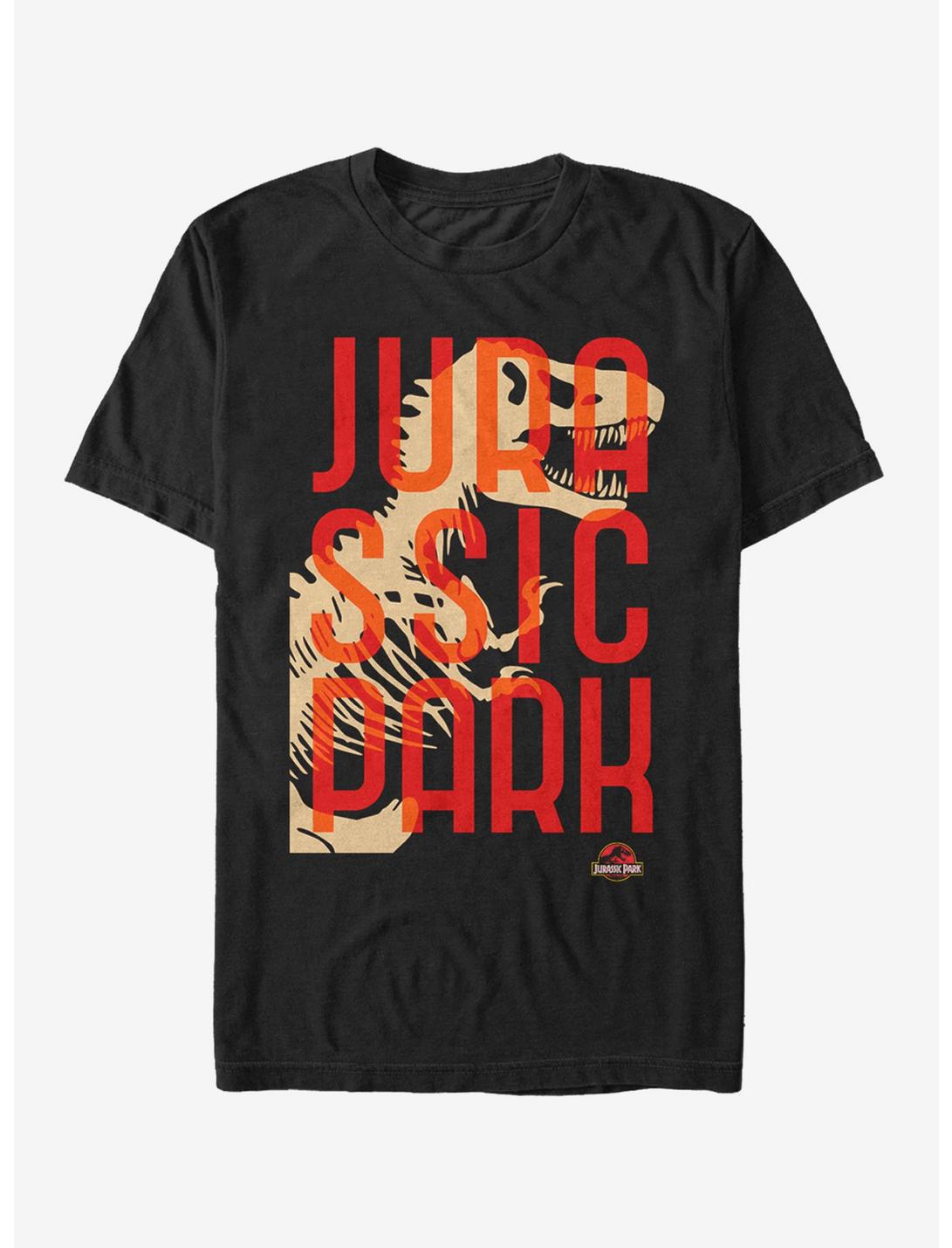 Jurassic Park T. Rex Overlay Text T-Shirt