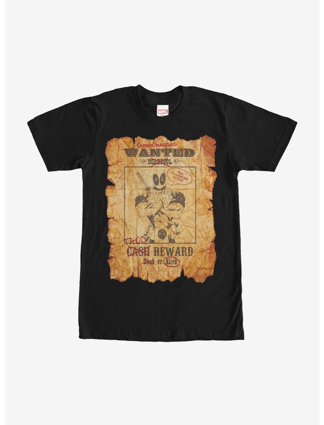 Marvel Deadpool Wanted Poster T-Shirt