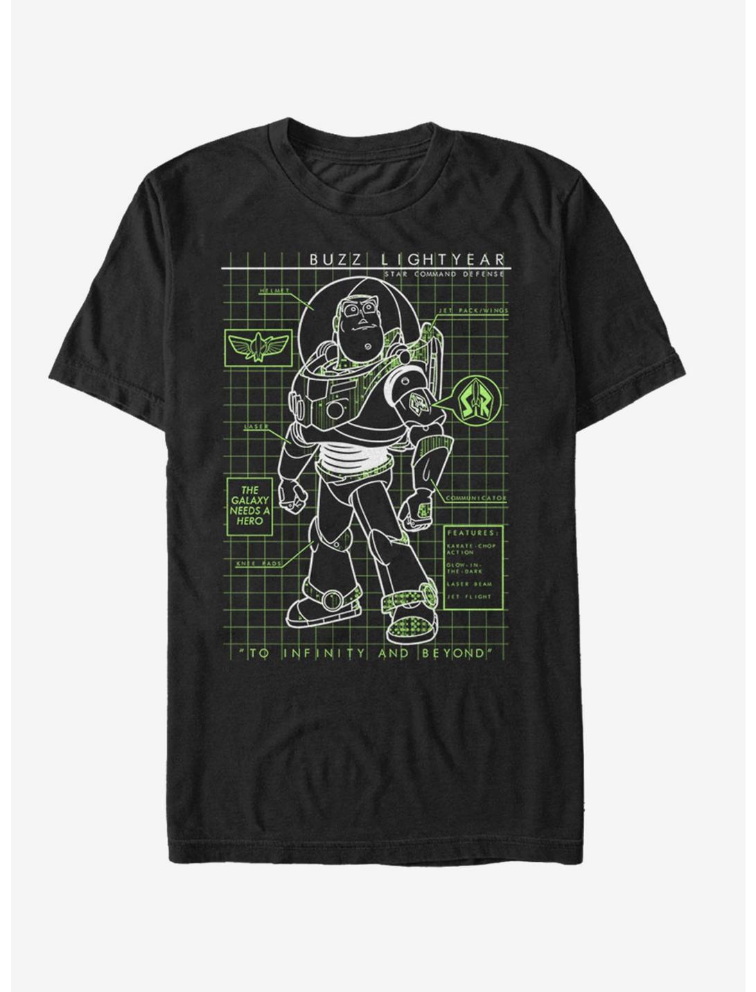 Toy Story Buzz Lightyear Diagram T-Shirt