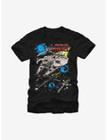 Star Wars Classic Millennium Falcon and X-Wing T-Shirt