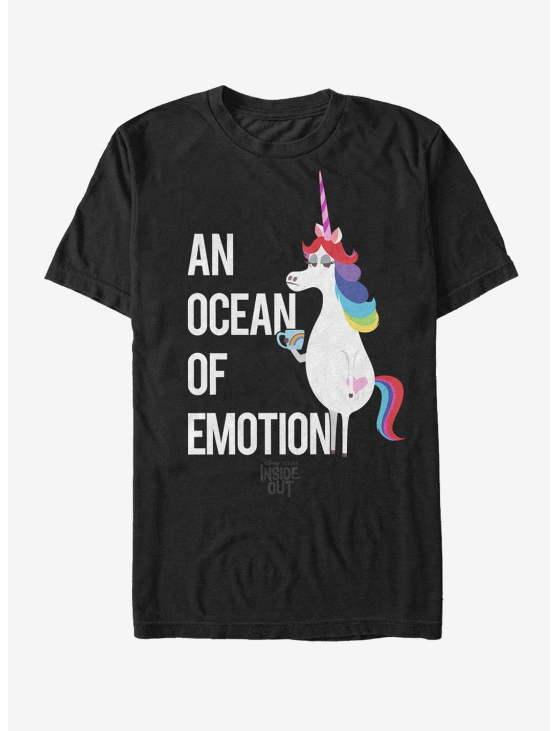 Disney Pixar Inside Out Rainbow Unicorn Ocean of Emotion T-Shirt