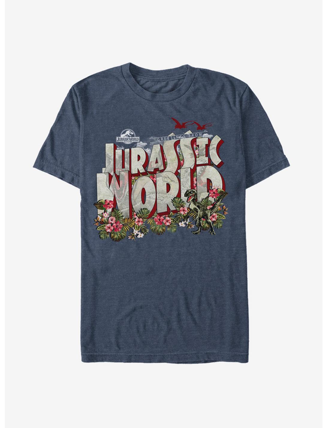 Jurassic World Greetings T-Shirt