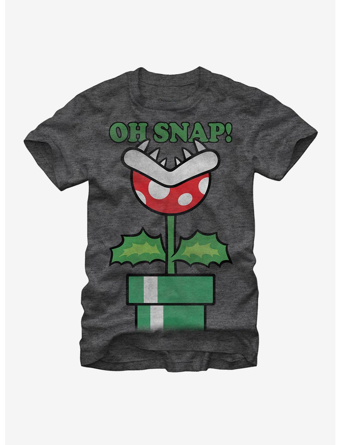 Nintendo Mario Piranha Plant Oh Snap T-Shirt