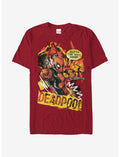 Marvel Deadpool Outta the Way Nerd T-Shirt