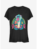 Lion King Rafiki Geometric Rainbow Girls T-Shirt