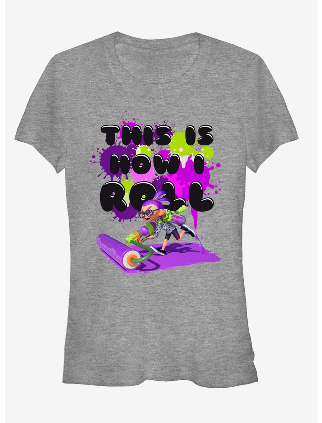 Nintendo Splatoon How I Roll Splat Roller Girls T-Shirt