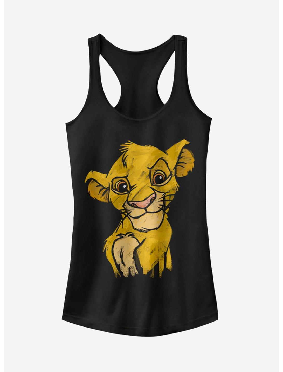 Disney The Lion King Simba Smirk Girls Tank Top