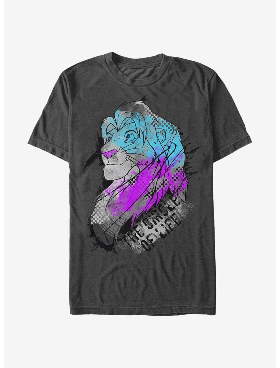 Lion King Simba Splatter Art T-Shirt