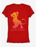 Lion King Young Simba Logo Girls T-Shirt