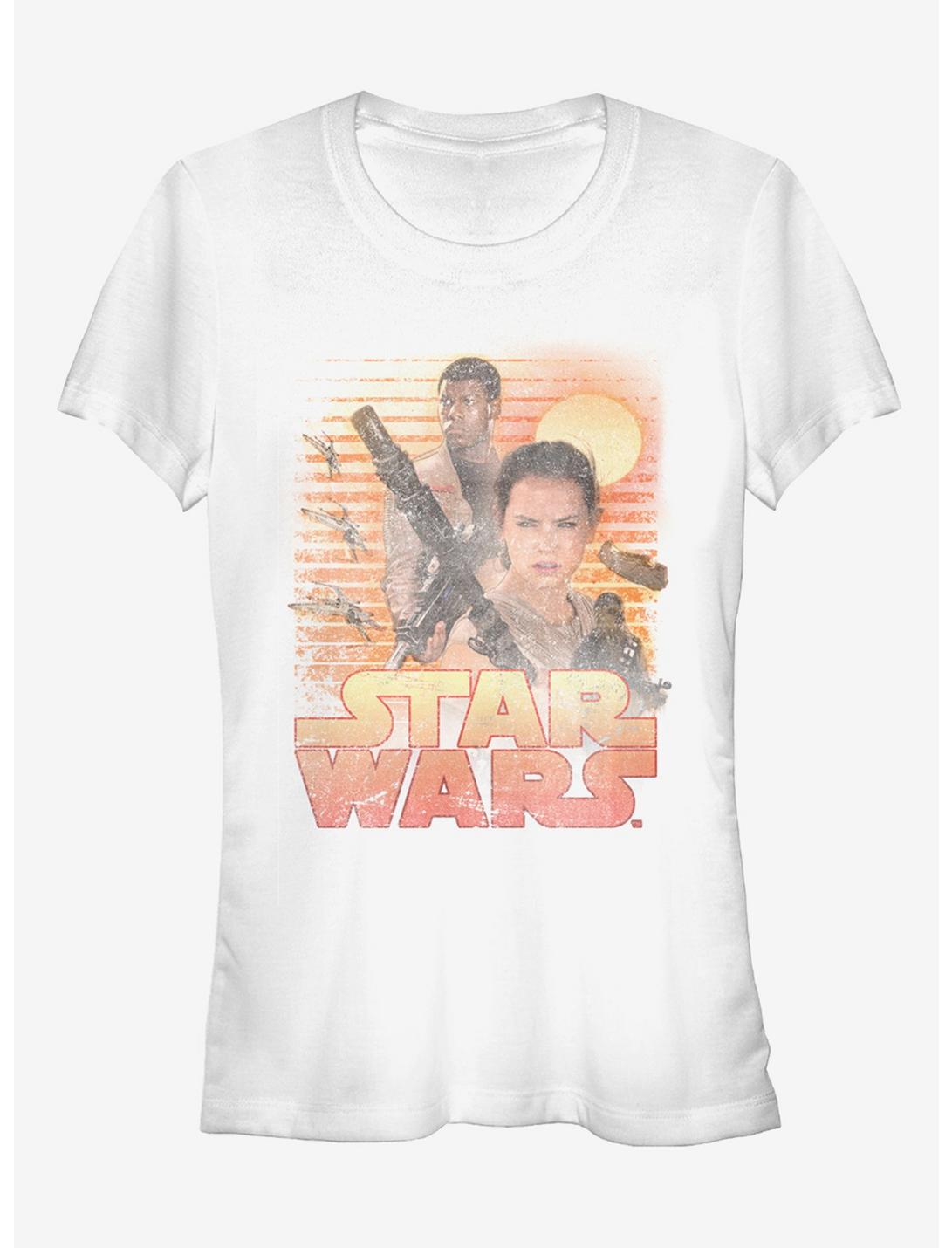 Star Wars Classic Rey and Finn Girls T-Shirt