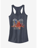 Disney Pixar Finding Dory Hank Dory Heart Girls Tank
