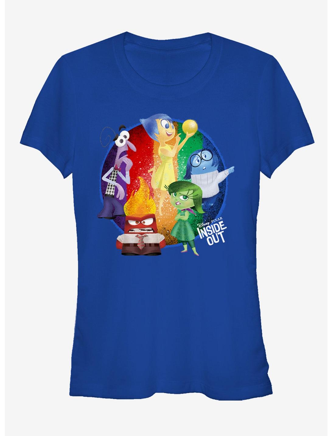 Disney Pixar Inside Out Riley's Emotions Circle Girls T-Shirt