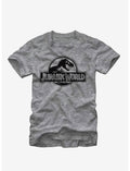 Jurassic World Grey Logo T-Shirt