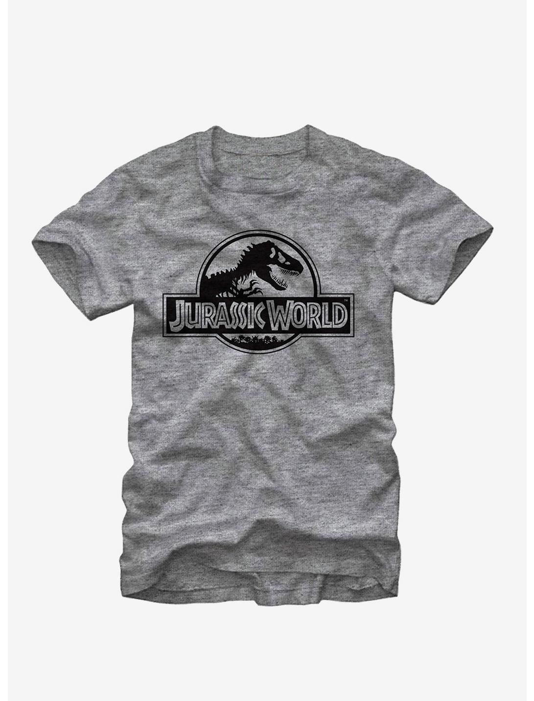Jurassic World Grey Logo T-Shirt