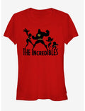 Disney Pixar The Incredibles Family Silhouette Girls T-Shirt