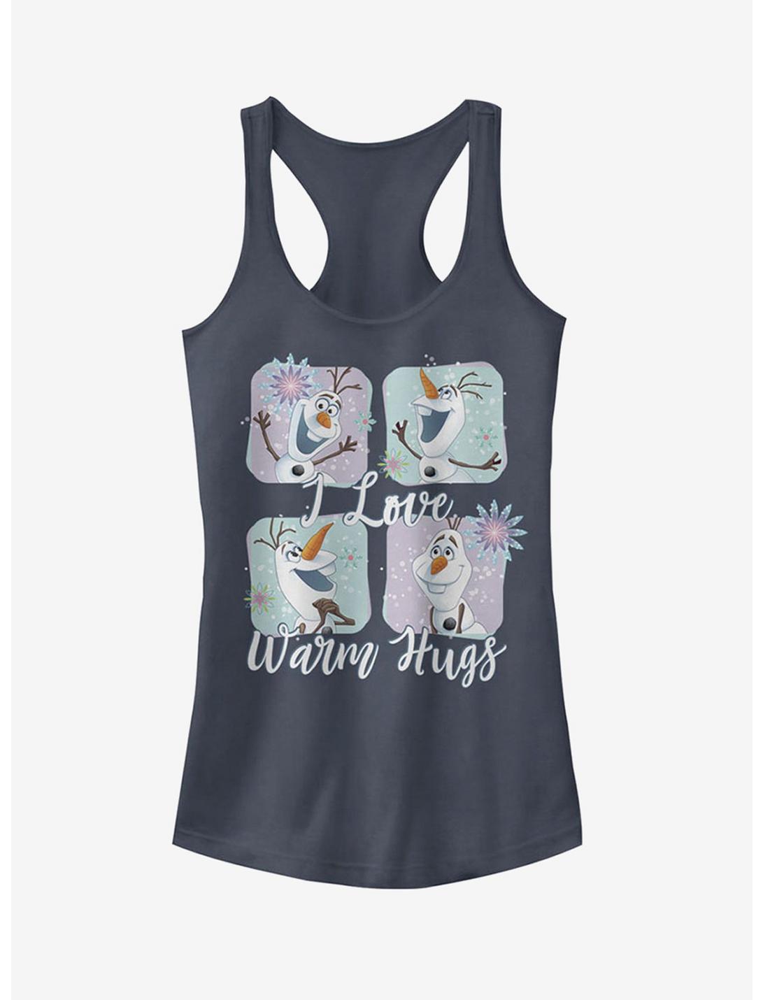 Frozen Olaf Snowflake I Love Warm Hugs Girls Tank