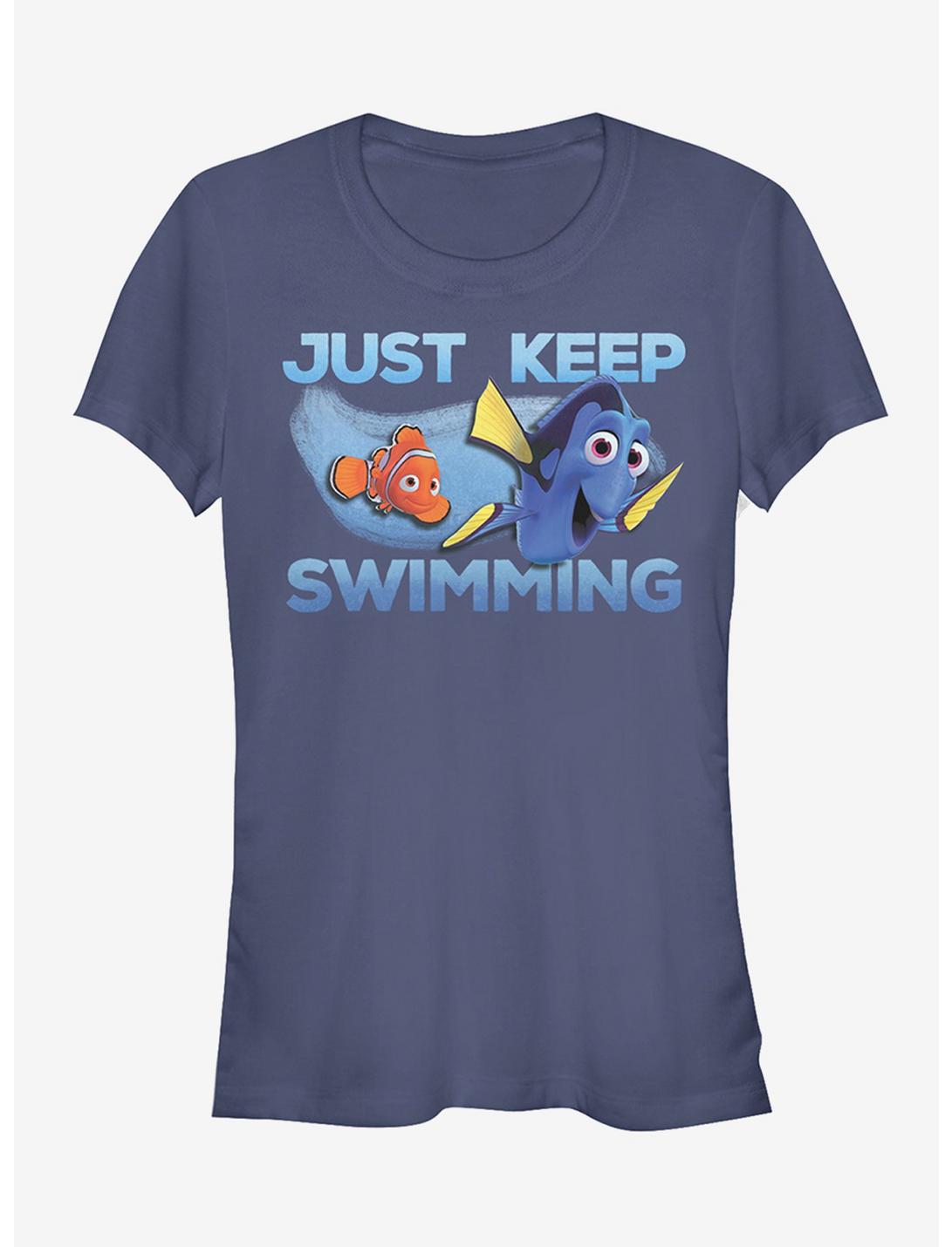 Disney Pixar Finding Dory Just Keep Swimming Current Girls T-Shirt