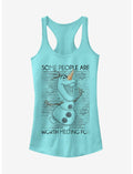 Frozen Olaf Some People Are Worth Melting For Girls Tank