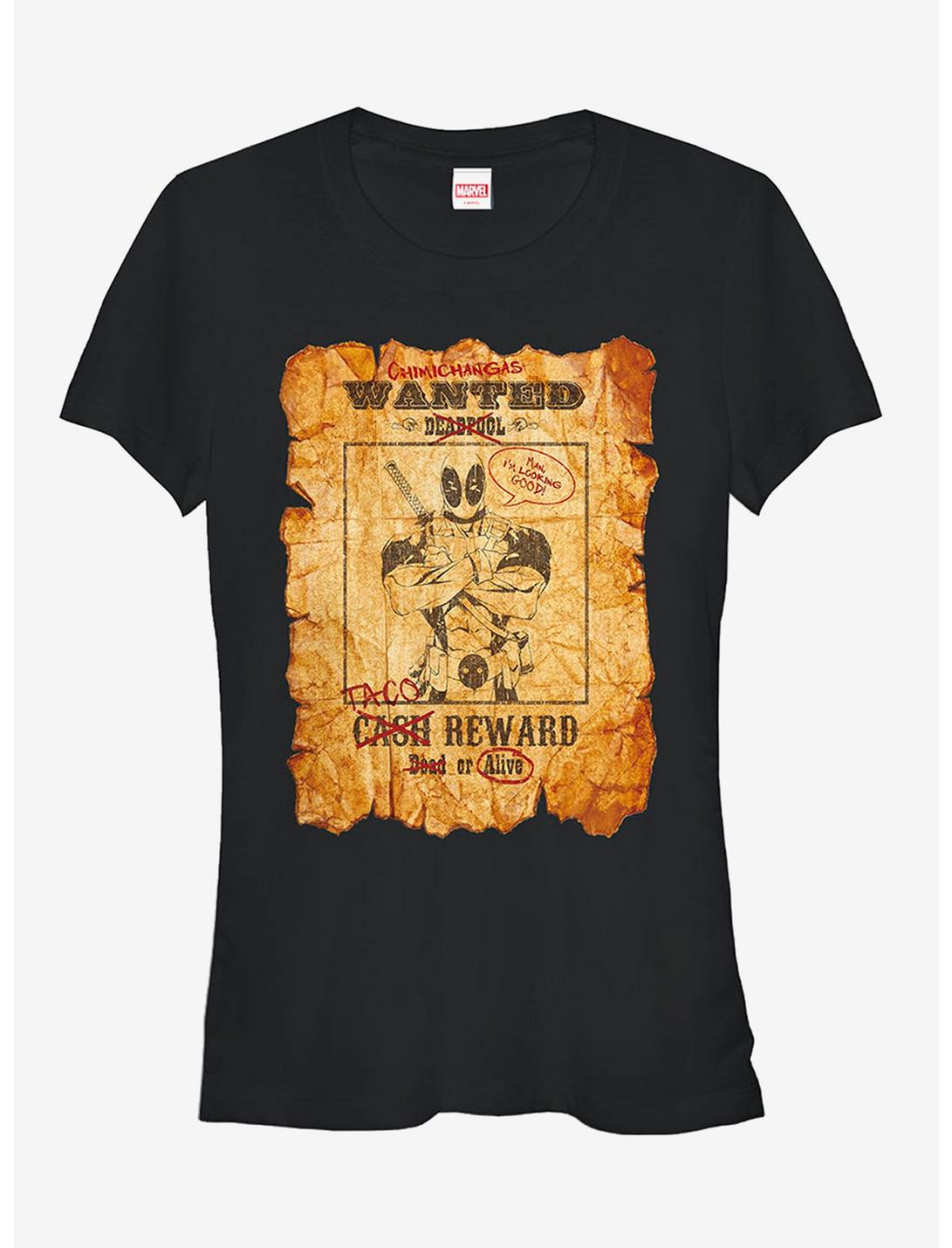 Marvel Deadpool Wanted Poster Girls T-Shirt