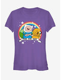 Adventure Time Finn And Jake Girls T-Shirt
