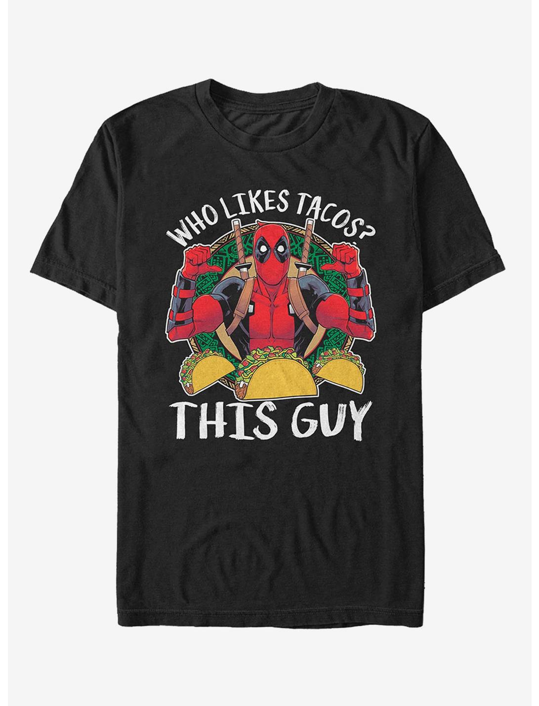 Marvel Deadpool Likes Tacos T-Shirt