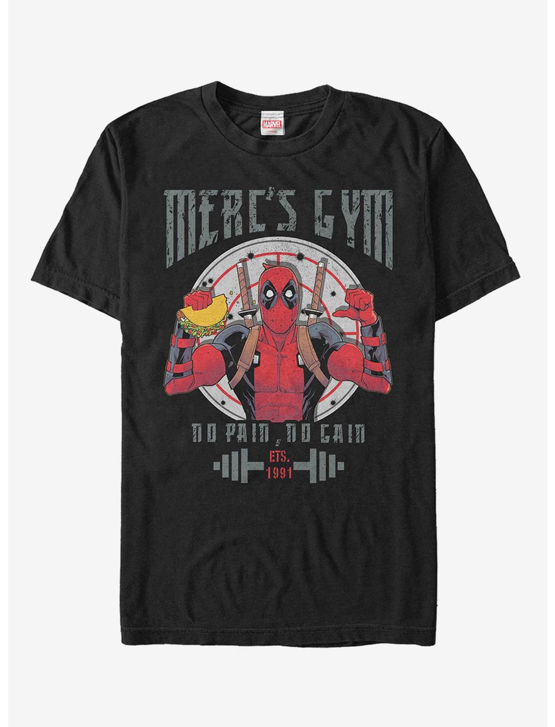 Marvel Deadpool Gym No Pain No Gain T-Shirt