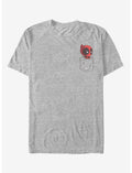 Marvel Deadpool Cartoon Faux Pocket T-Shirt