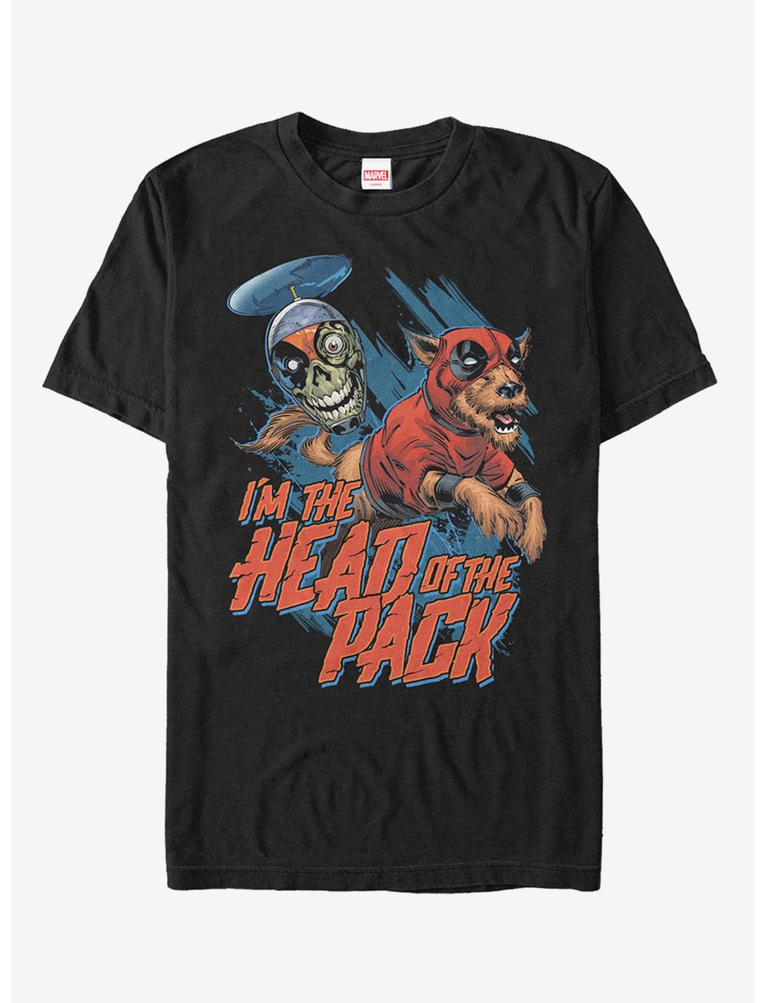 Marvel Dogpool Headpool Head Of The Pack T-Shirt