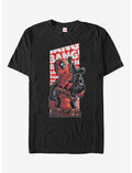 Marvel Deadpool Bang Bang Panel T-Shirt