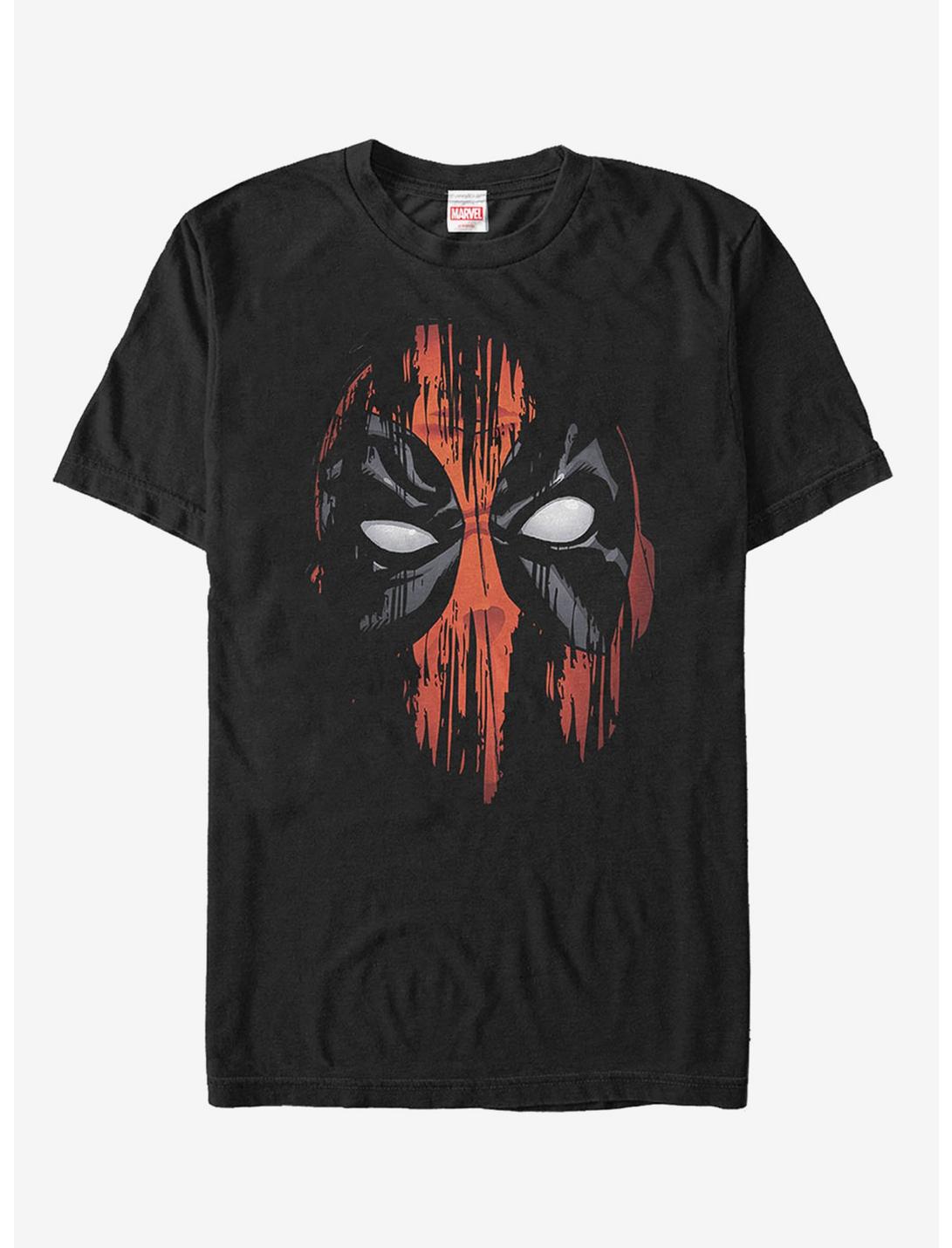 Marvel Deadpool Paint Streak Mask T-Shirt
