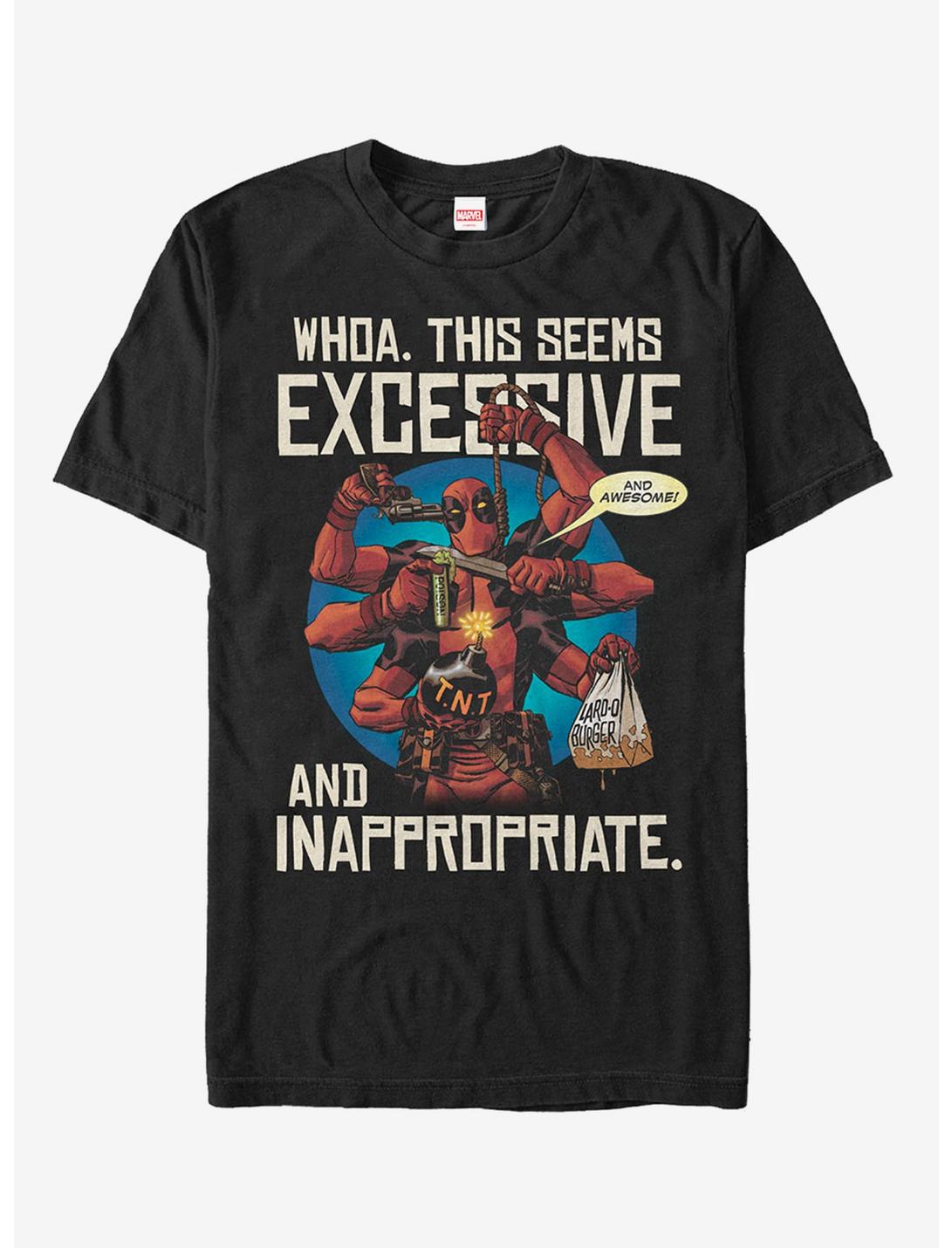 Marvel Deadpool Excessive Destructive Behavior T-Shirt