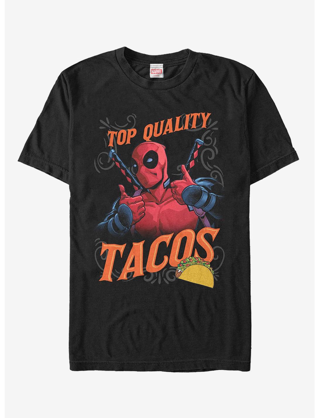 Marvel Deadpool Top Quality Tacos T-Shirt