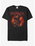 Marvel Deadpool Flames T-Shirt
