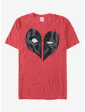Marvel Deadpool Heart Mask T-Shirt