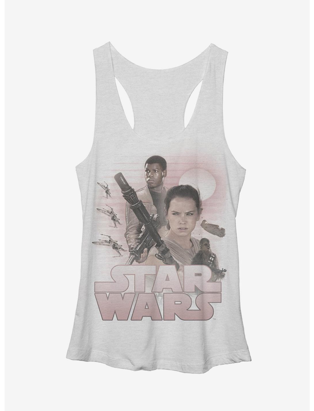Star Wars Classic Rey and Finn Girls Tanks