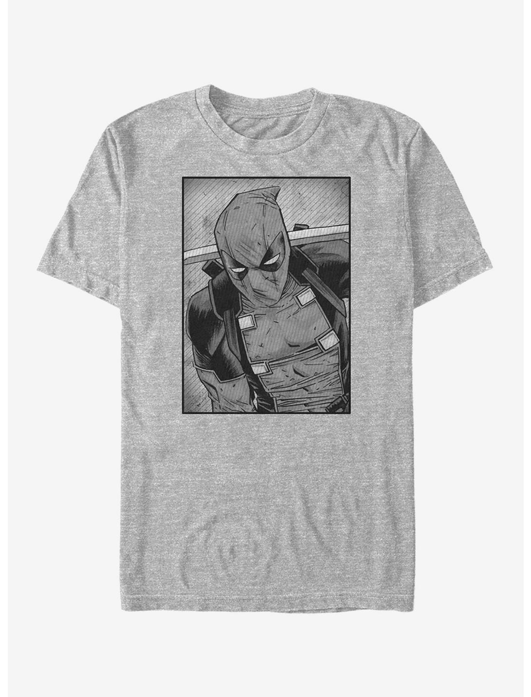 Marvel Deadpool Comic Grayscale T-Shirt