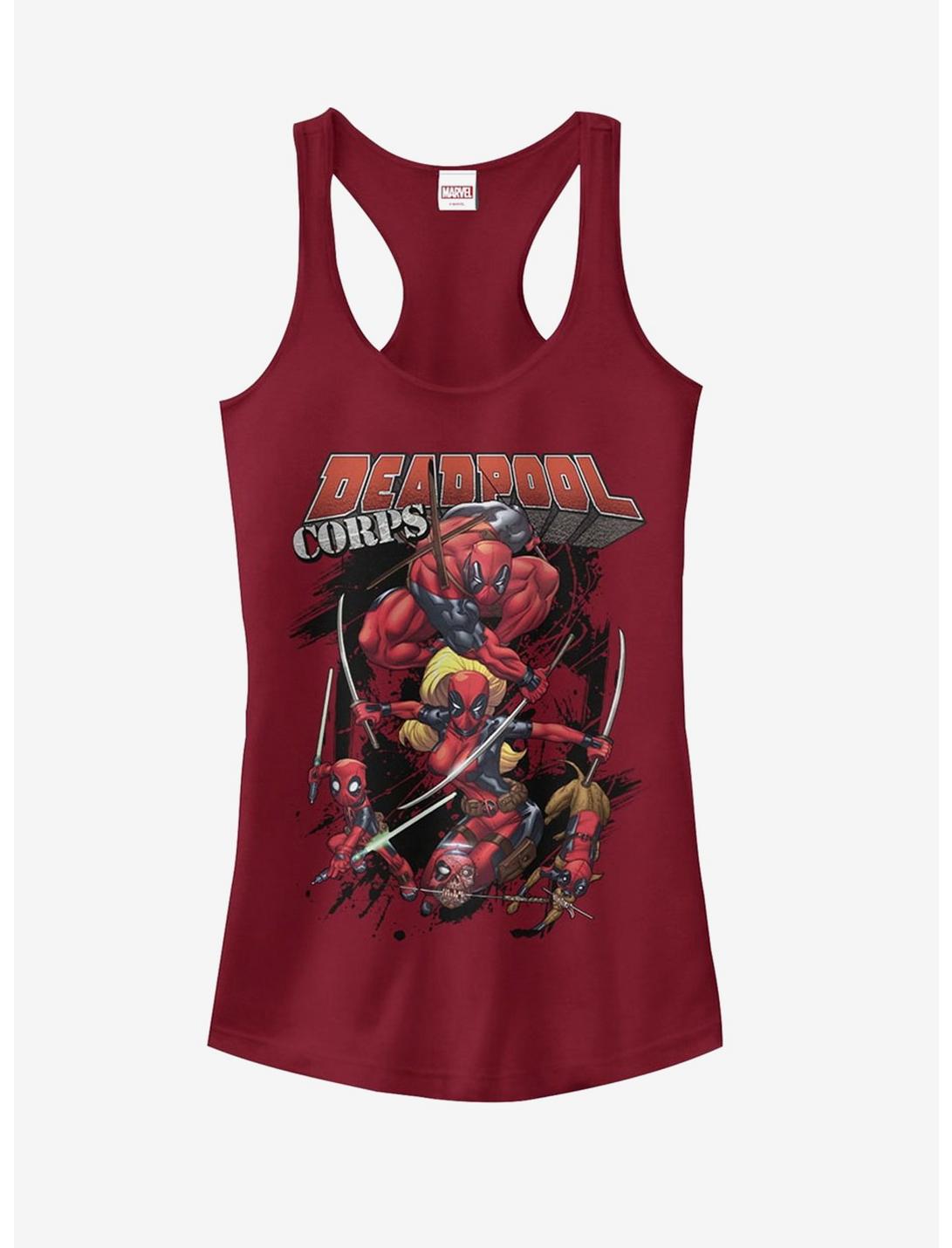 Marvel Deadpool Corps Girls Tanks
