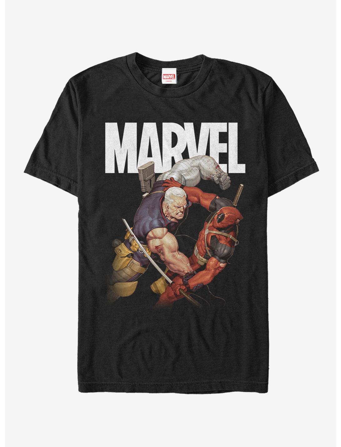 Marvel Deadpool Cable and Deadpool Fight T-Shirt