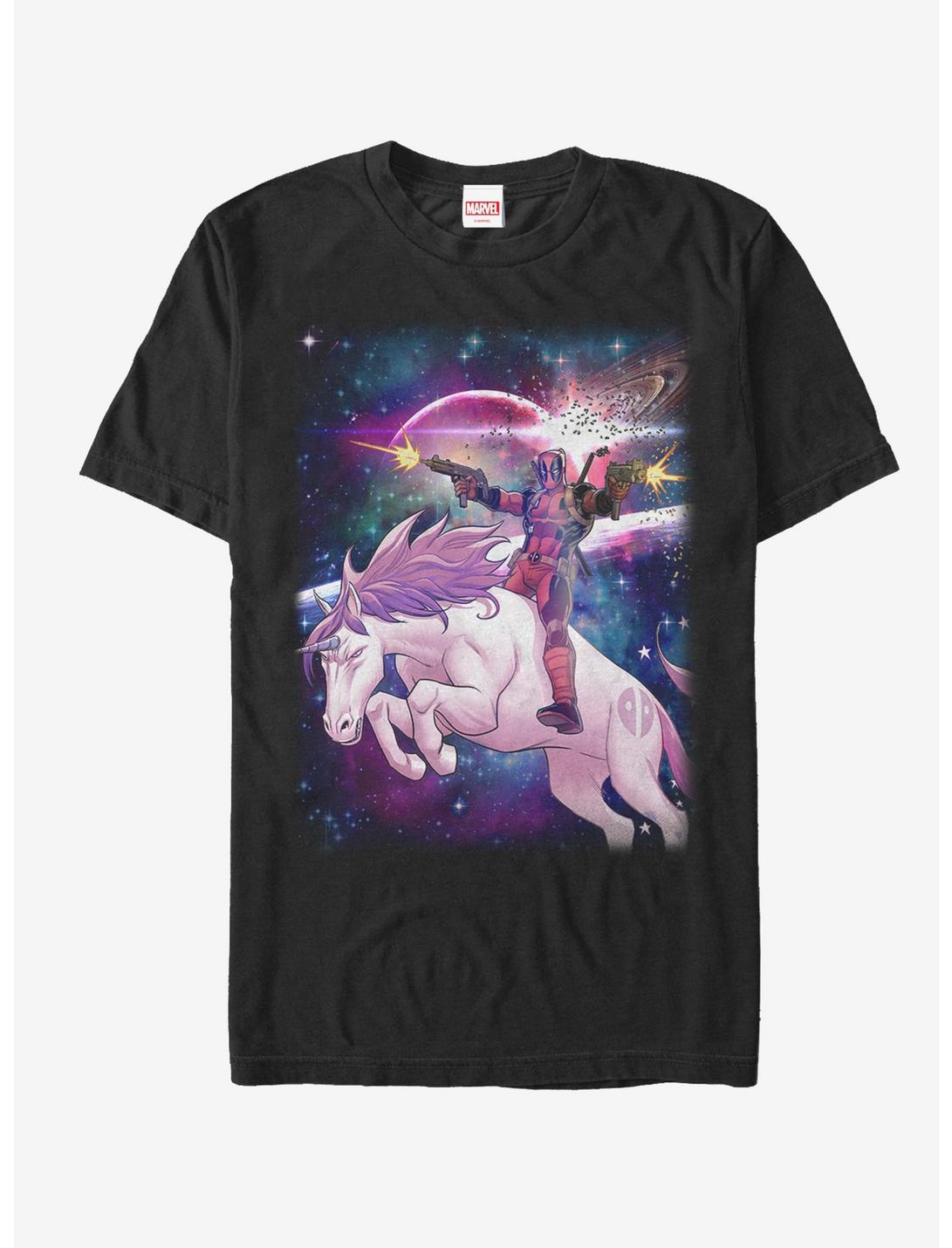 Marvel Deadpool Space Unicorn T-Shirt