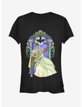 Disney The Princess And The Frog Tiana Naveen Love Girls T-Shirt