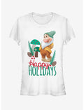 Disney Snow White And The Seven Dwarfs Bashful Holiday Girls T-Shirt
